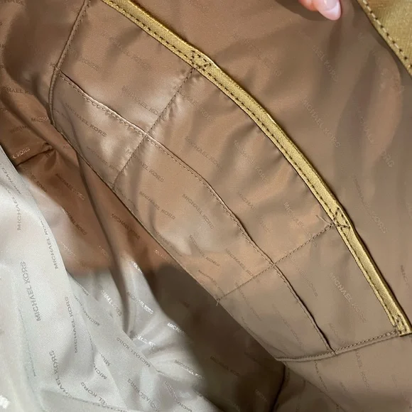 Michael Kors Shimmering Gold Tote - Picture 6 of 7